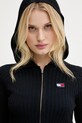 Tommy Jeans cardigan negru DW0DW20974