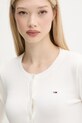 Tommy Jeans cardigan din bumbac alb DW0DW20976