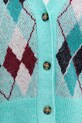 Tommy Jeans cardigan DW0DW21180 turcoaz