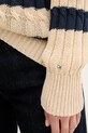 Λινό πουλόβερ Tommy Hilfiger WW0WW44481 μπεζ
