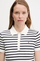 Tommy Hilfiger pulover de bumbac alb WW0WW41474