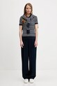 Tommy Hilfiger pulover de bumbac WW0WW41474 bleumarin AW25