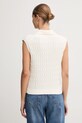 Îmbrăcăminte Tommy Hilfiger vestă din bumbac WW0WW45655 bej