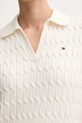 Tommy Hilfiger vestă din bumbac WW0WW45655 bej
