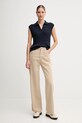 Tommy Hilfiger kamizelka bawełniana WW0WW45655 granatowy AW25