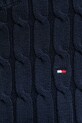 Tommy Hilfiger pamut pulóver sötétkék WW0WW45656