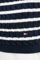 Tommy Hilfiger pamut mellény WW0WW45706 sötétkék