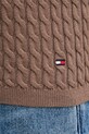 Tommy Hilfiger gilè in cotone WW0WW45706 marrone