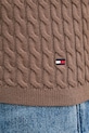 Tommy Hilfiger kamizelka bawełniana WW0WW45706 brązowy