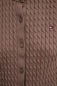 Bombažna jopica Tommy Hilfiger WW0WW45707 rjava