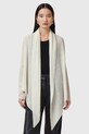 AllSaints kardigan z domieszką wełny HARPER z domieszką wełny biały W052KC
