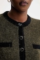 Vlnený kardigán Gestuz 10910459 zelená