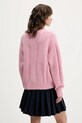 Odzież Stine Goya sweter z dodatkiem wełny SG.AW25.K050.2418 różowy