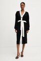 Karl Lagerfeld kardigán gyapjú keverékből A3W18026 fekete AW25
