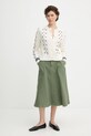 PS Paul Smith kardigan z domieszką wełny W2R.589N.T31335 beżowy AW25