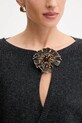 Simona Corsellini pulover din amestec de lână A25CPMGG0401 gri