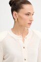 Simona Corsellini cardigan din lână bej A25CPCRE0201