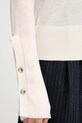 Simona Corsellini cardigan din lână A25CPCRE0201 bej