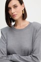 Simona Corsellini pulover de lână gri A25CPMGE0301