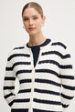 Tommy Hilfiger cardigan din bumbac bej WW0WW46514