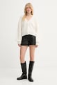 Шерстяной кардиган Gestuz 10910789 бежевый AW25
