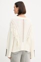BOSS Orange sweter 50543949 beżowy AW25