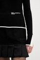 Karl Lagerfeld Jeans pulóver A3W18006 fekete