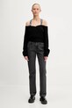 Karl Lagerfeld Jeans gyapjúkeverék pulóver A3W18009 fekete AW25