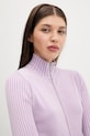 Karl Lagerfeld Jeans cardigan din bumbac violet A3W18010