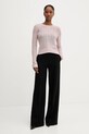 BOSS Orange gyapjúkeverék pulóver 50543960 rózsaszín AW25