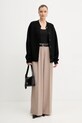 BOSS kardigan wełniany 50543544 czarny AW25