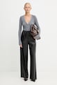 BOSS cardigan in lana 50544904 grigio AW25