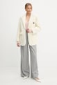 Vlněný kardigan BOSS 50544904 oranžová AW25