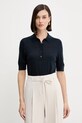 BOSS polo wełniane regular granatowy 50545015