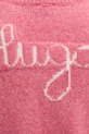 HUGO gyapjú pulóver 50545092 rózsaszín