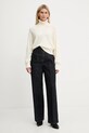 MICHAEL Michael Kors sweter wełniany MT5617UF2G beżowy AW25