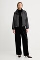 MICHAEL Michael Kors kamizelka wełniana MT561904VR czarny AW25