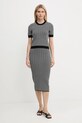 MICHAEL Michael Kors t-shirt MT56198HQG szary AW25