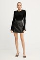 Pulover s primesjo volne Guess GEMMA W5YR13.Z3OT0 črna AW25
