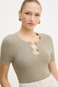 Îmbrăcăminte Guess tricou HELENA W5YR16.Z3OV0 verde