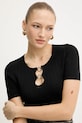 Guess tricou HELENA negru W5YR16.Z3OV0