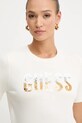 Guess t-shirt LAYLA beżowy W5YR25.Z2NQ2