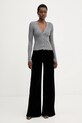 Ζακέτα με προσθήκη μαλλιού Pinko 105506.A18M γκρί AW25