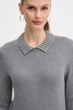 Pulover s primesjo volne Pinko siva 105530.A2S4