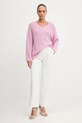 Μάλλινο πουλόβερ Pinko 105564.A2S5 ροζ AW25