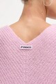 Μάλλινο πουλόβερ Pinko 105564.A2S5 ροζ