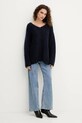Μάλλινο πουλόβερ Pinko 105564.A2S5 σκούρο μπλε AW25
