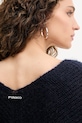 Pinko sweter wełniany 105564.A2S5 granatowy