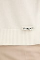 Vunena polo majica Pinko 105450.A2Q9 krem