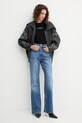 Μάλλινη ζακέτα Pinko 105638.A2TR γκρί AW25